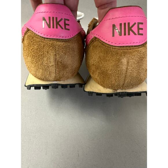 Nike LD 1000 SP British Tan/Pinksickle mesh/suede retro sneaker Women's Size 8.5 - Picture 5 of 16